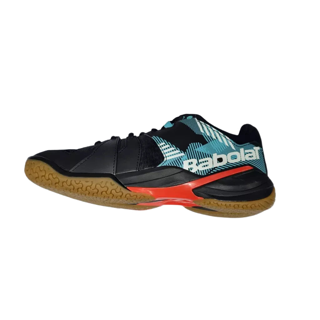 Chaussures d'intérieur Babolat Shadow Spirit (Noir/Rouge Tomate)