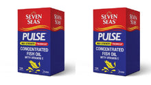 Load image into Gallery viewer, 2 x Seven Seas Pulse High Strength TriOmega Fish Oil 120 Capsules
