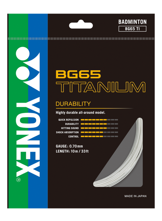 Yonex BG65 Titanium Badminton String