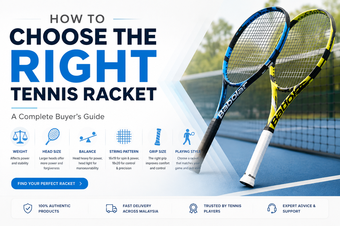 How to Choose the Right Tennis Racket in Malaysia (2026)