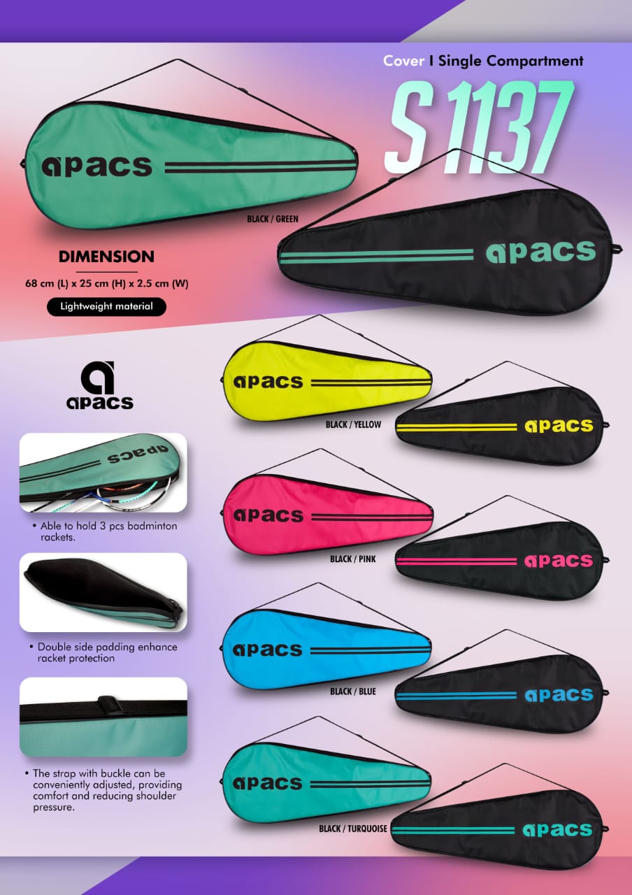 Apacs 1-Compartment Cover Bag S1137