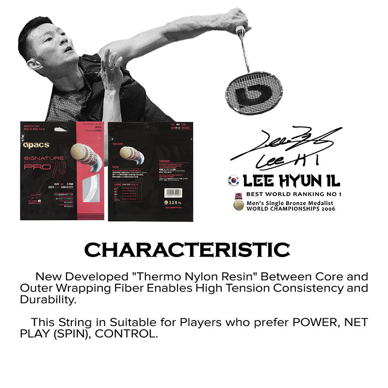 Apacs Signature Pro 70 Badminton String