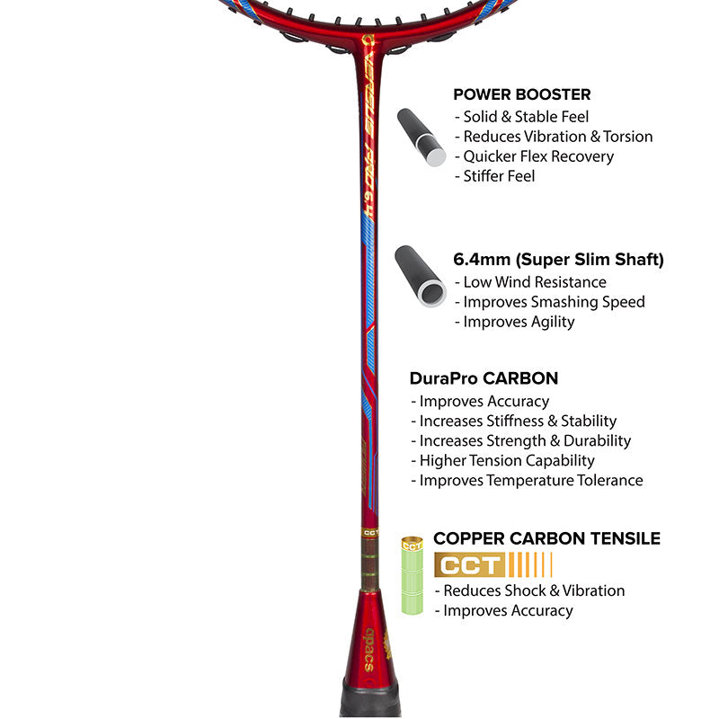 Apacs Versus Pro 6.4 Badminton Racket