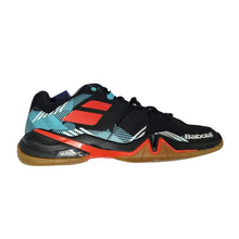 Load image into Gallery viewer, Babolat Shadow Spirit Indoor Shoes (Black/Tomato Red)
