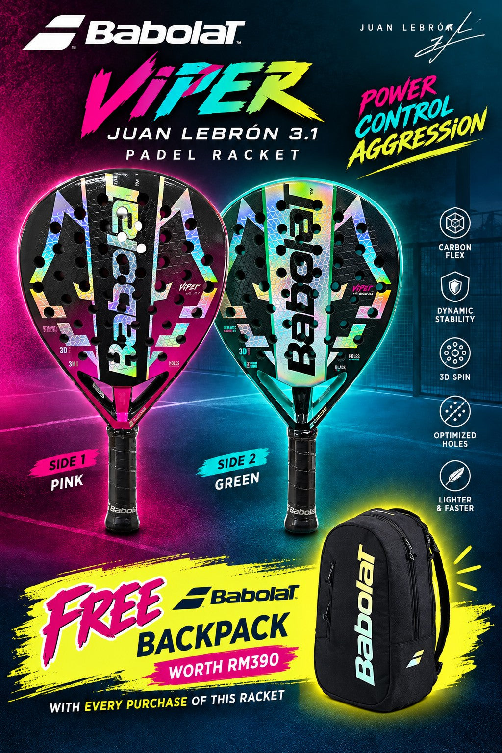 Babolat Viper Juan Lebrón 3.1