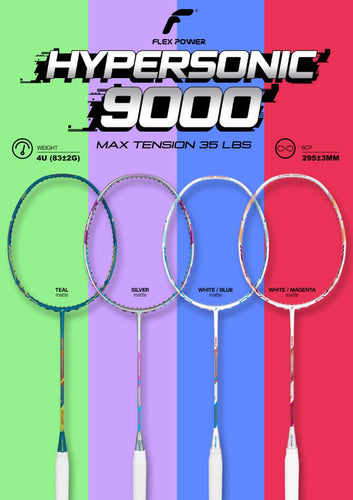 Flex Power Hypersonic 9000 Badminton Racket