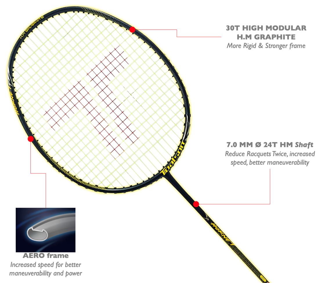 Toalson Hornet Boom Badminton Racket
