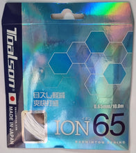 Charger l&#39;image dans la galerie, Cordage de badminton Toalson Ion 65 fabriqué au Japon
