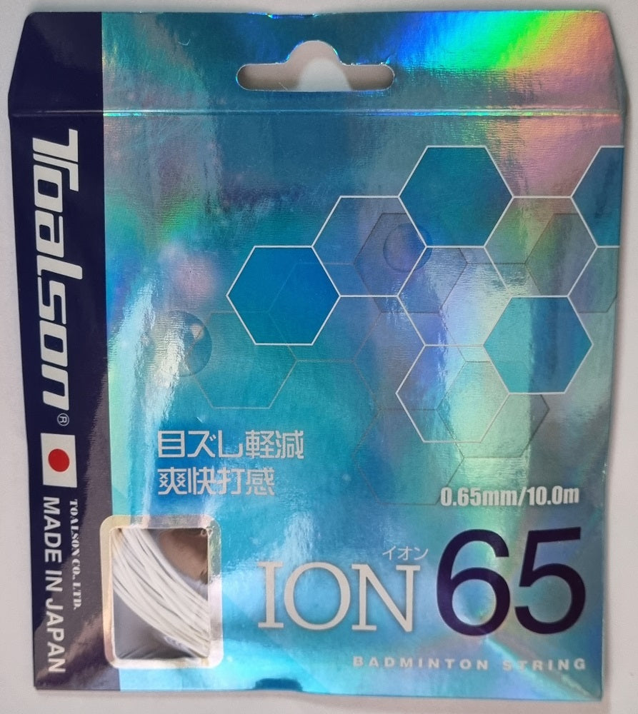 Cordage de badminton Toalson Ion 65 fabriqué au Japon