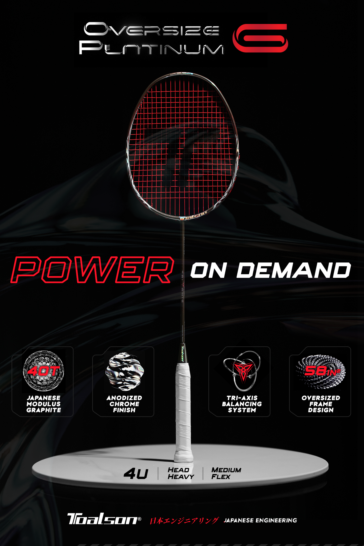 Toalson Oversize Platinum G