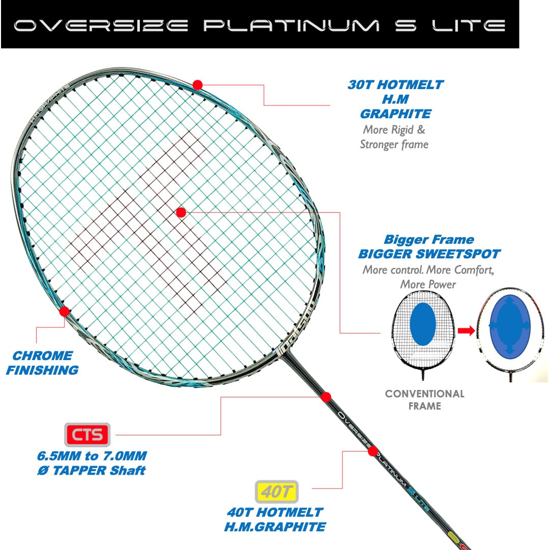 Toalson Oversize Platinum S Lite Badminton Racket