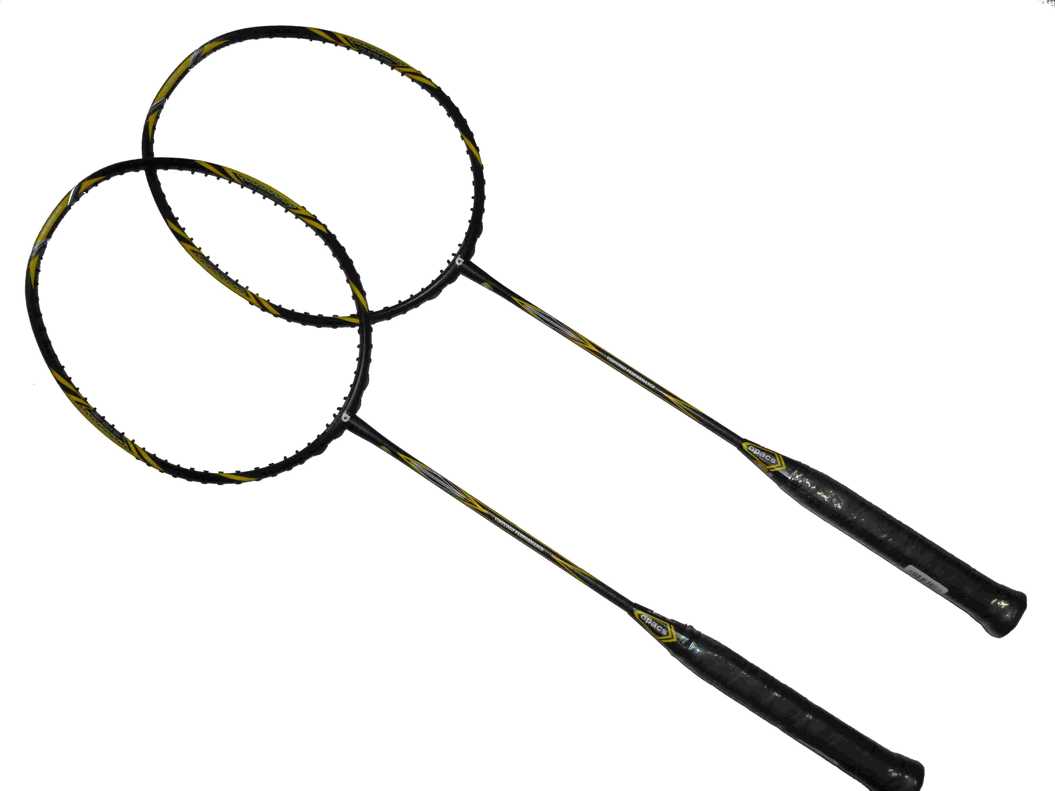 Buy 2pcs Apacs Virtuoso Performance Badminton Racket | Sportshorizon ...