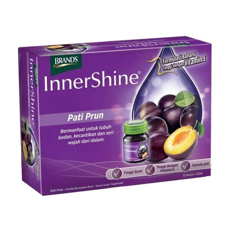 BRAND'S InnerShine Prune Essence for Well-being & Immunity 42ml x12 Bottles